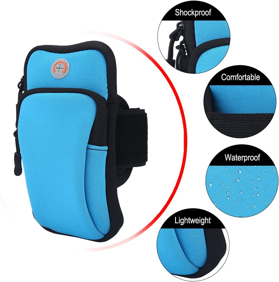 Sports Arm Band Mobile Phone Holder Bag Running Gym Armband Exercise