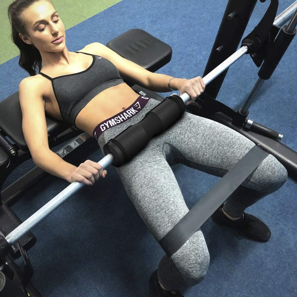 Shoulder Support/Weight Lifting Barbell Pad with belts