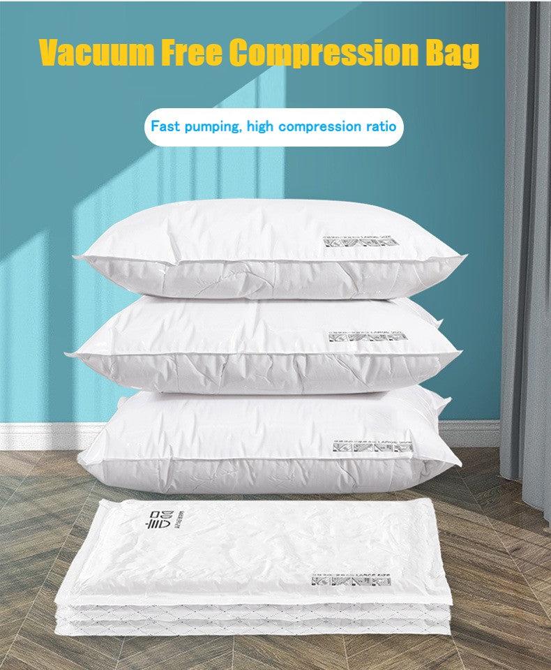 Vacuum Compression Storage Bag / Clothes/ Quilt Storage Bag Organizer /Save Space Home Organization