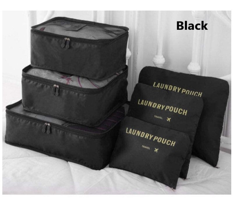 6 in 1 Travel Bags / Laundry Pouch