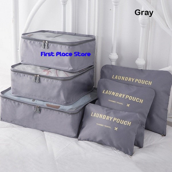 6 in 1 Travel Bags / Laundry Pouch