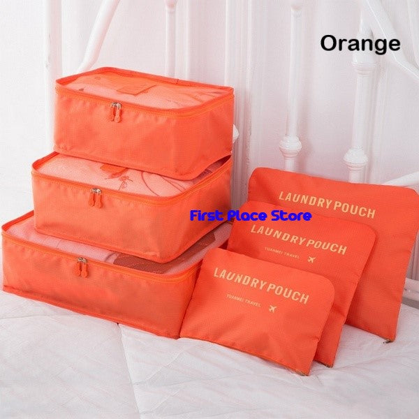 6 in 1 Travel Bags / Laundry Pouch