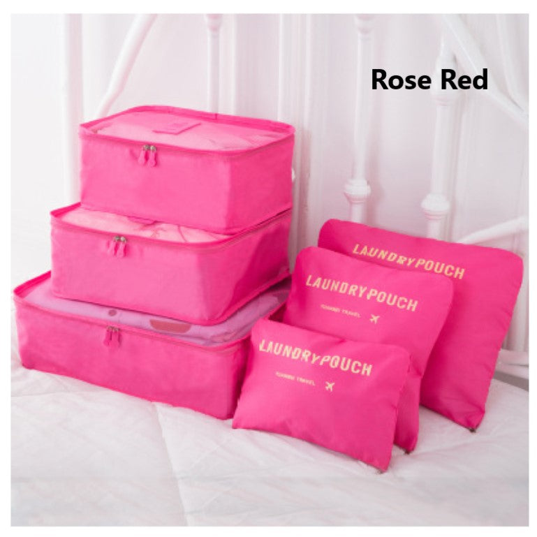 6 in 1 Travel Bags / Laundry Pouch