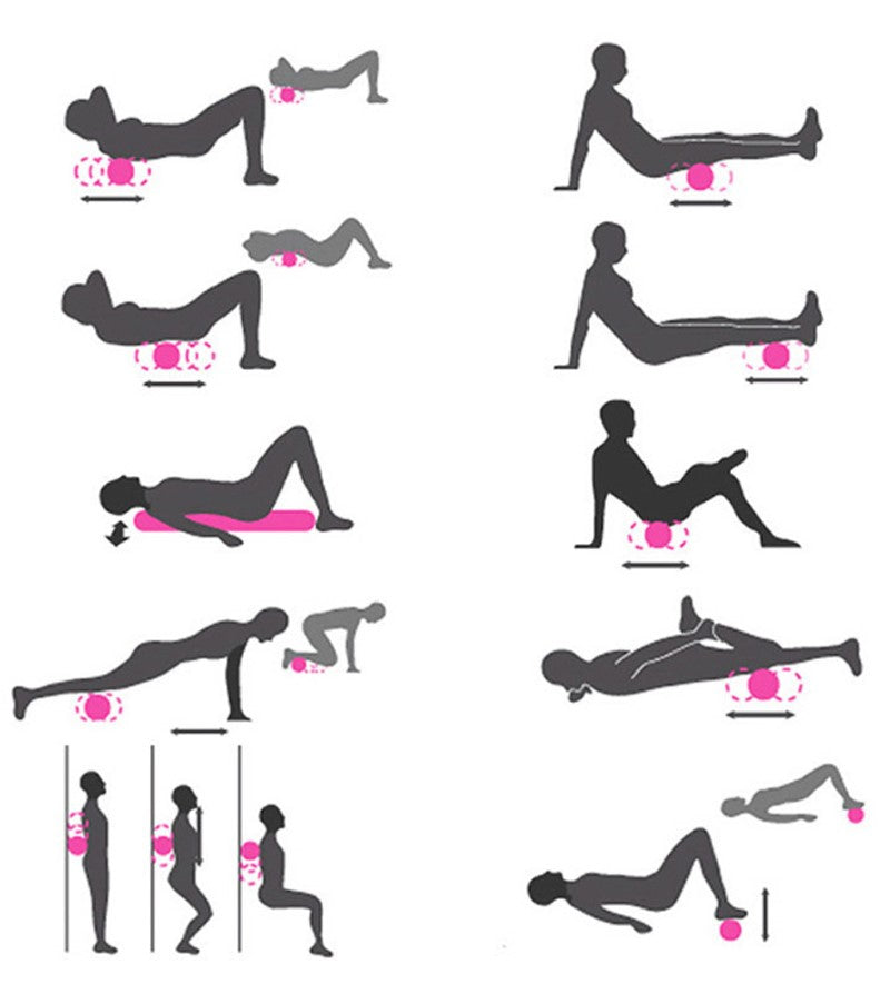 33cm x 13 cm Lord Grid Foam Roller/Yoga Column