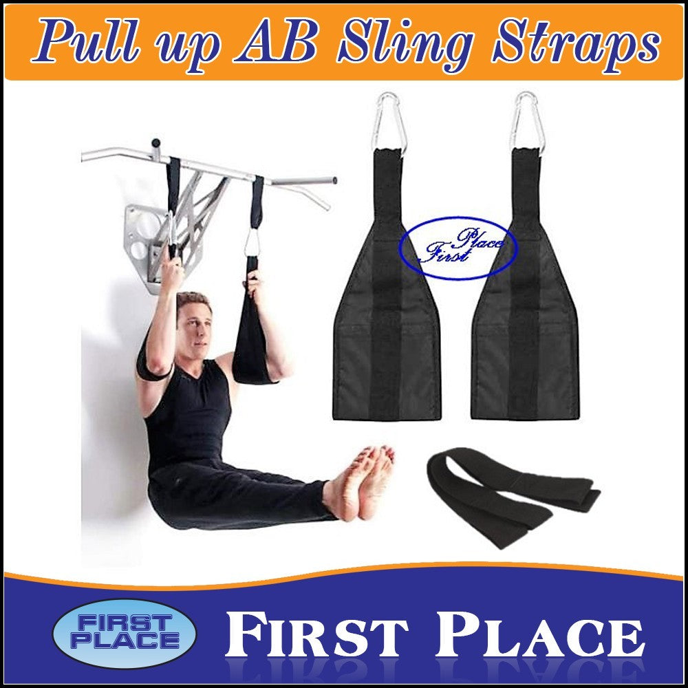 1 Pair Padded Suspender Muscle Exercise, Hanging Straps for Abdominal Muscle ,Reverse Pull, Arm and Back Workouts