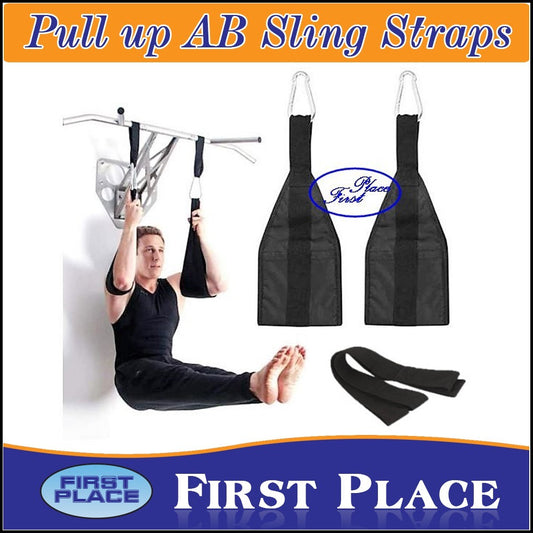 1 Pair Padded Suspender Muscle Exercise, Hanging Straps for Abdominal Muscle ,Reverse Pull, Arm and Back Workouts