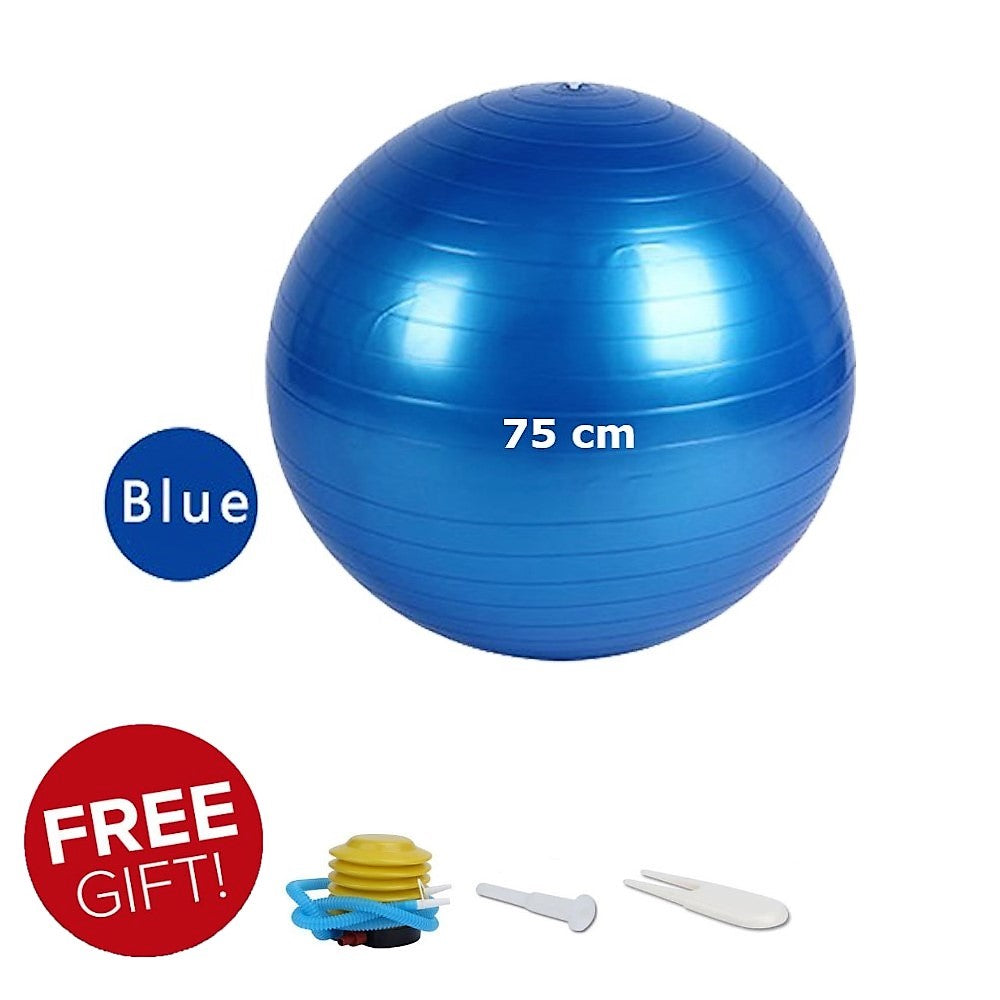 75 cm Anti-burst Gym ball/Yoga ball with pump