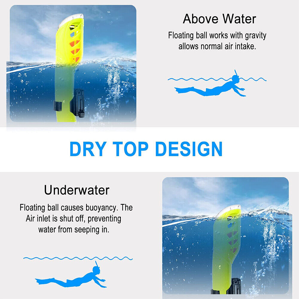 Adult Snorkeling Mask with Tempered Glass