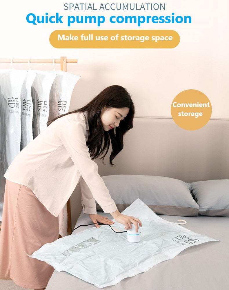 Vacuum Compression Storage Bag / Clothes/ Quilt Storage Bag Organizer /Save Space Home Organization