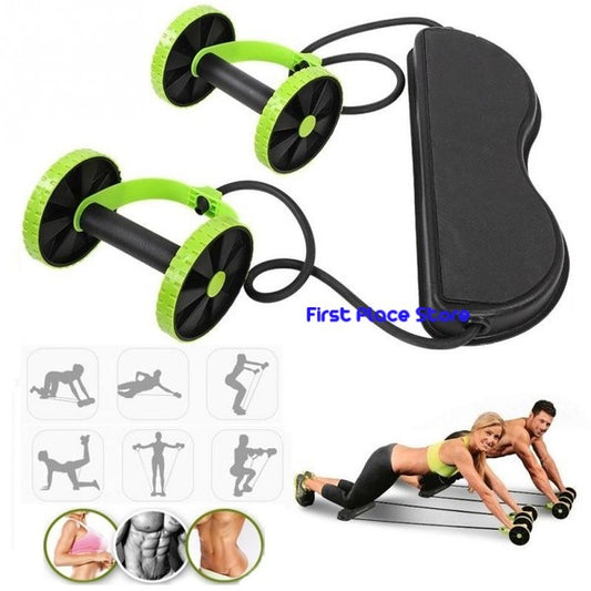 Abdominal Wheel Roller with Pull Rope