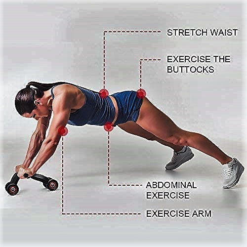 Abs Wheel with 4 Rollers