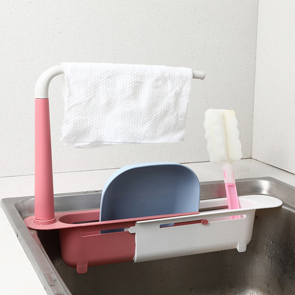 Adjustable Sponge Holder Sink Rack