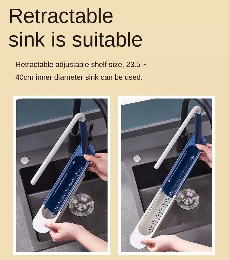 Adjustable Sponge Holder Sink Rack