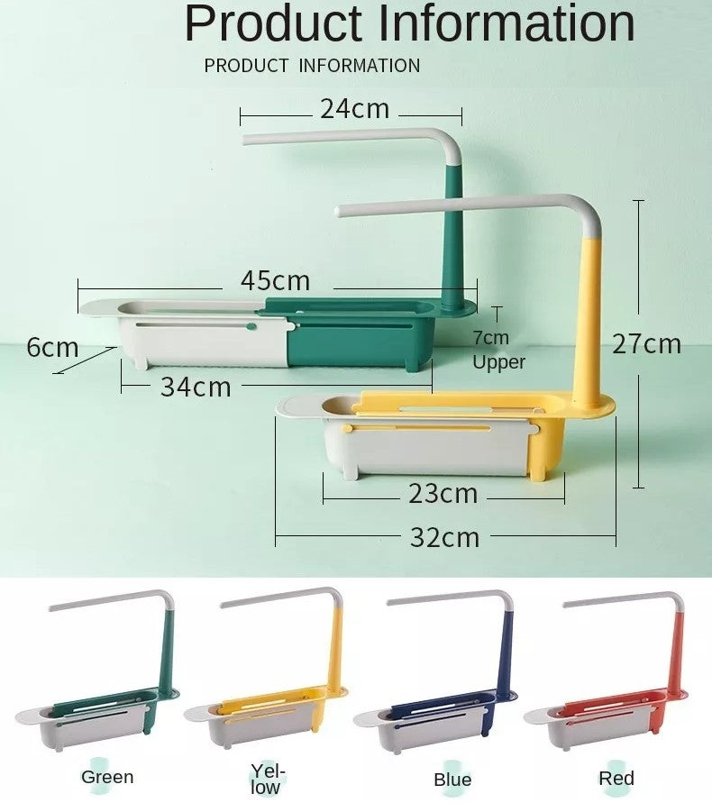 Adjustable Sponge Holder Sink Rack