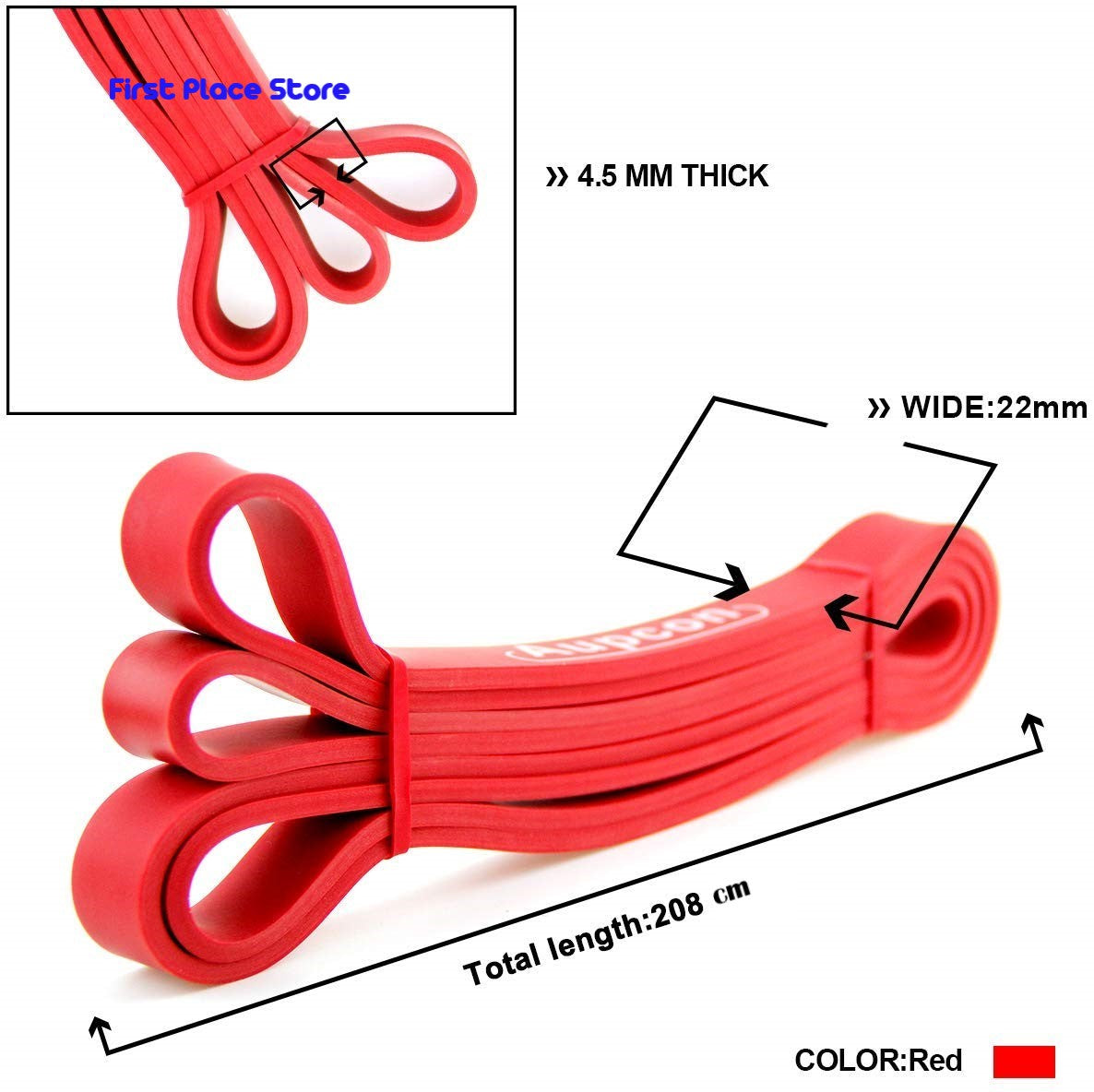 Aupcon Pull/Chin up Resistance Loop Band