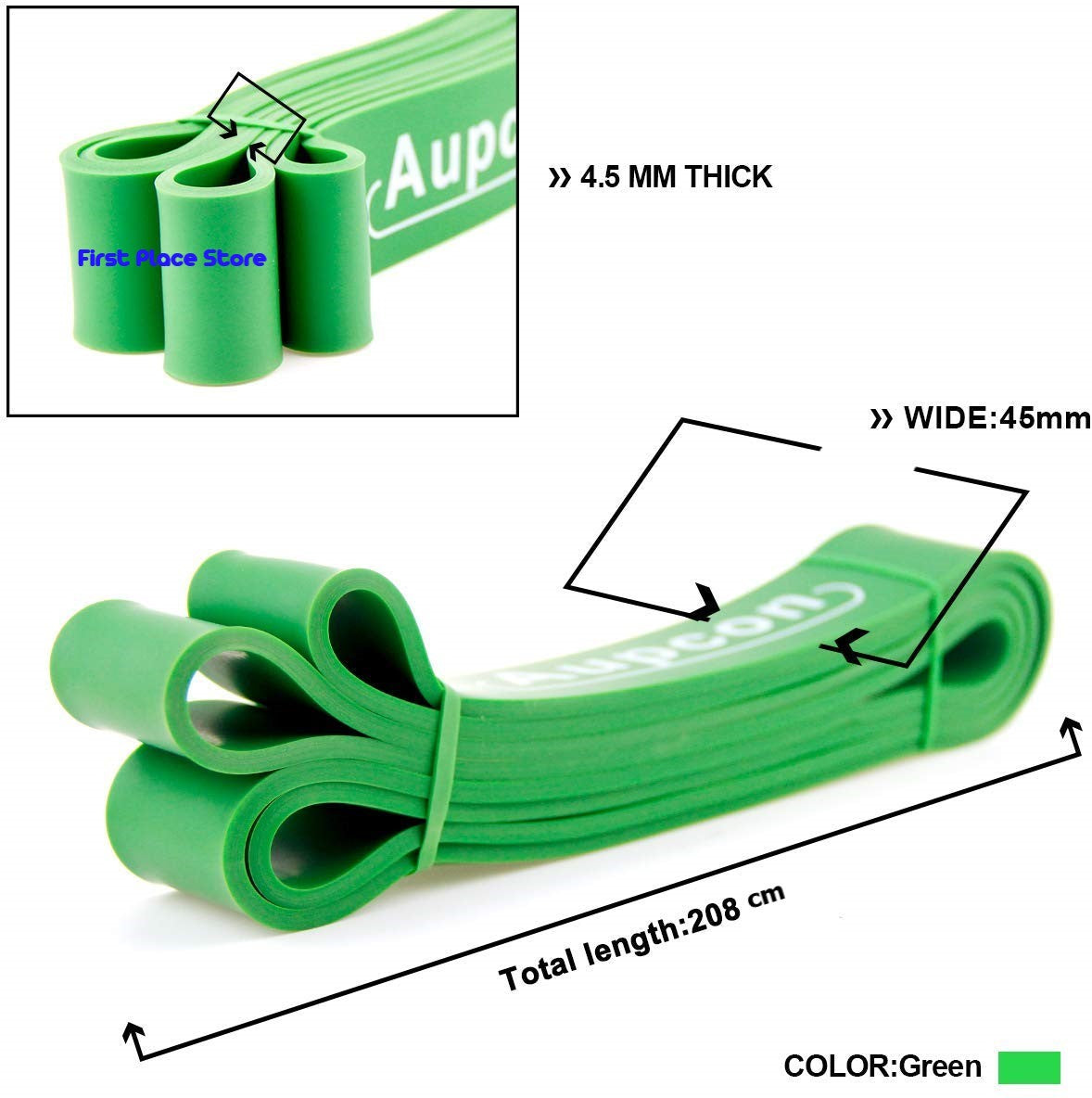 Aupcon Pull/Chin up Resistance Loop Band