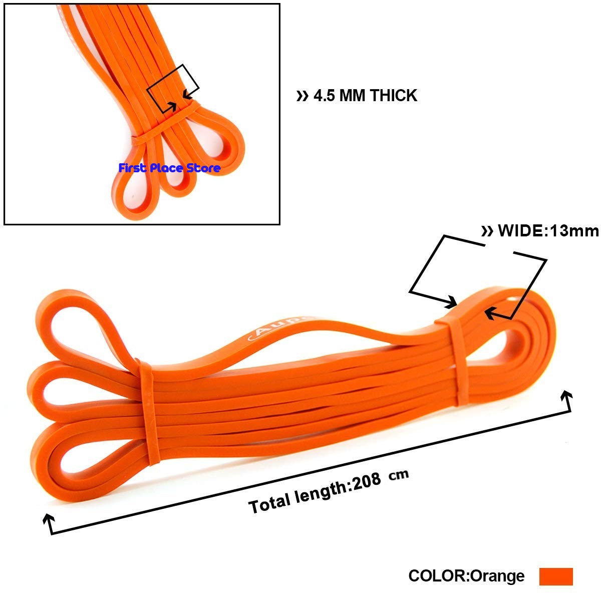 Aupcon Pull/Chin up Resistance Loop Band