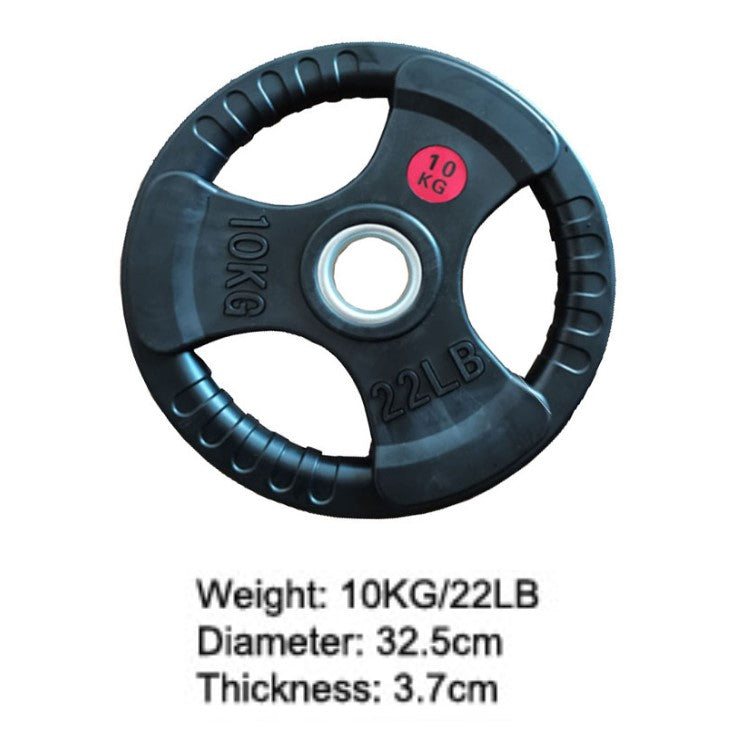 Rubber Coated Bumper Barbell Weight Plate for Weight Lifting Training