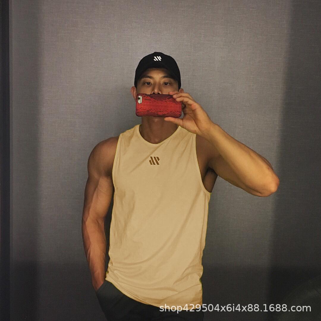 Quick Dry Men Singlet Sleeveless Gym Tank Top/ shirt