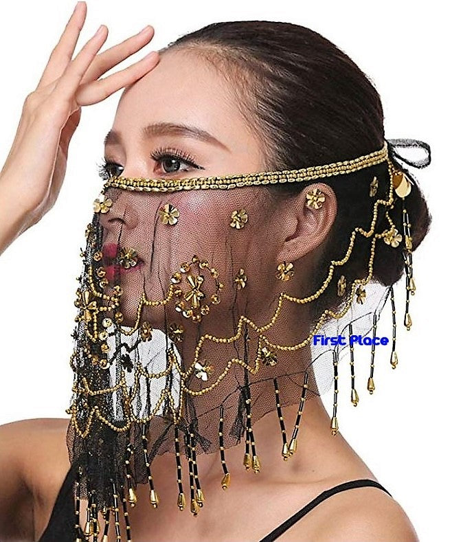 Belly Dance Face Veil