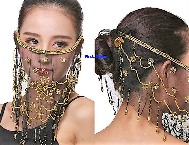 Belly Dance Face Veil
