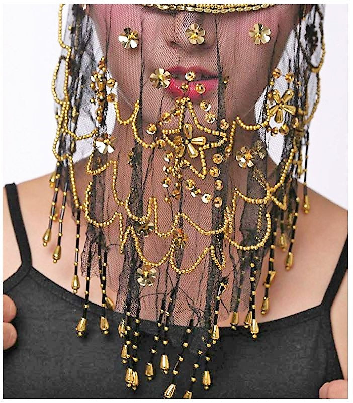 Belly Dance Face Veil