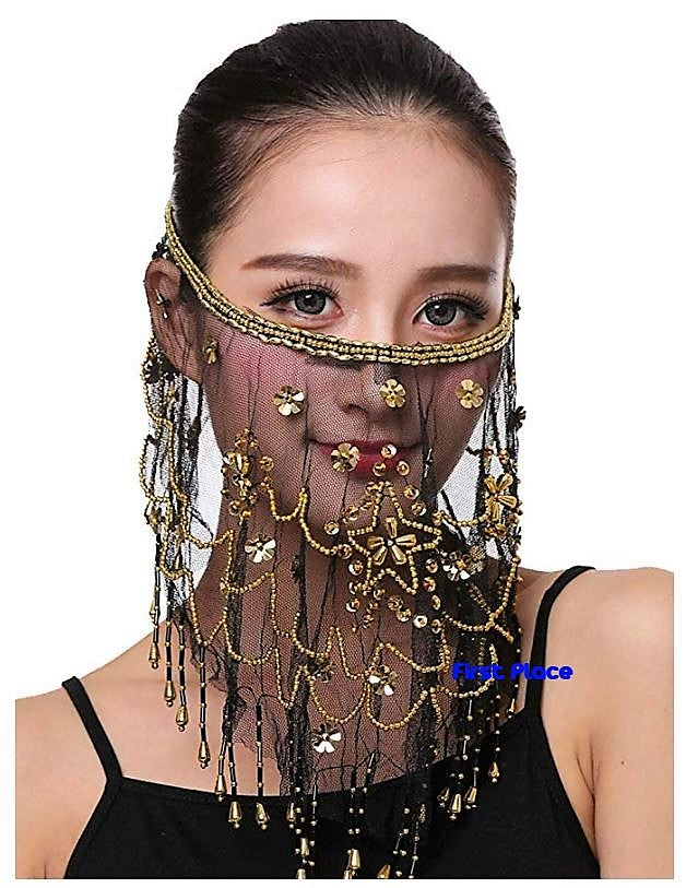 Belly Dance Face Veil