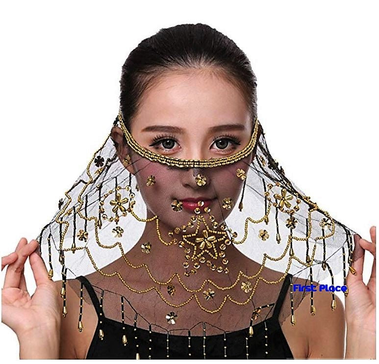 Belly Dance Face Veil