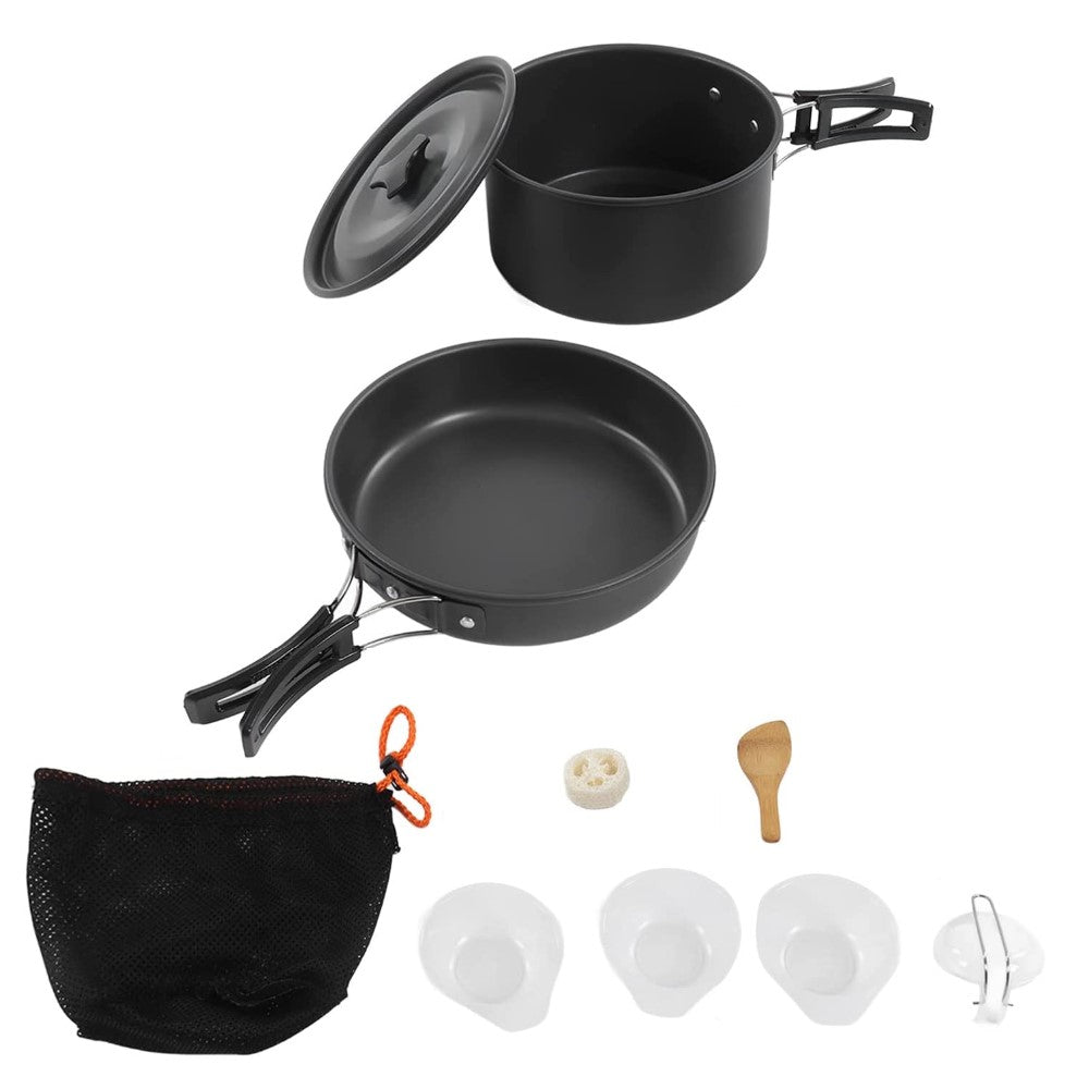 Camping Cookware Set for 2-3 person