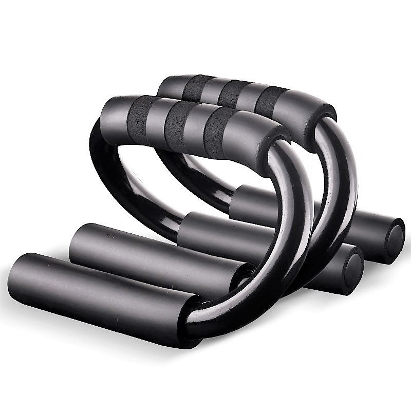 Push Up Bar Stand/ Press Up Bar Pair With Non-slip Foam Handle/Push-up Support Steel Chest Muscle Training Arm Muscles Exercise Training S-type Push-ups Home Fitness Equipment