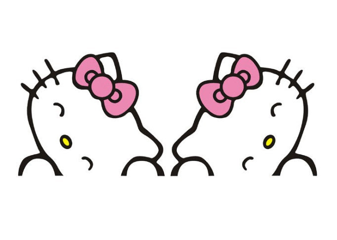 Car Sticker (Hello Kitty)