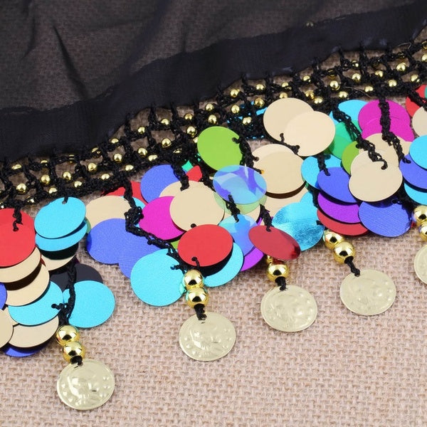 Colorful Party Hip Scarf/ Belly Dance