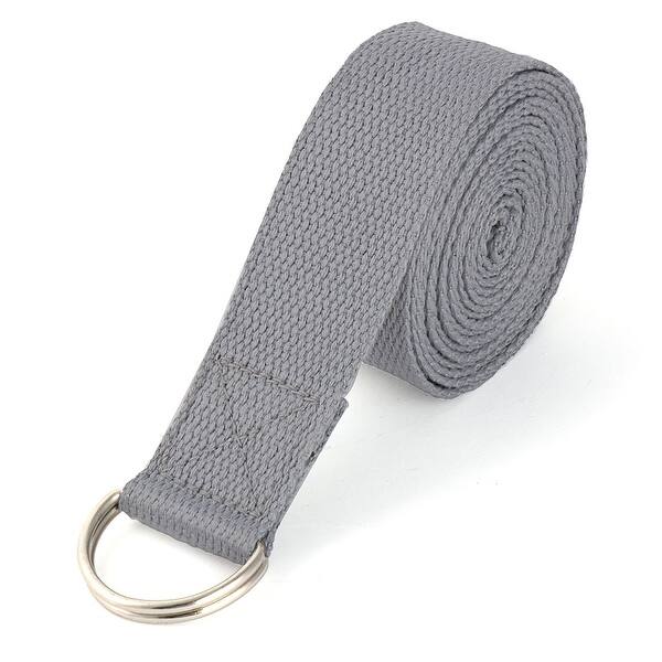 Yoga Strap / Stretch Belt with metal D Ring