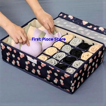 17 Grids Underwear Storage Box