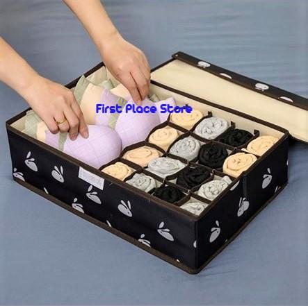 17 Grids Underwear Storage Box