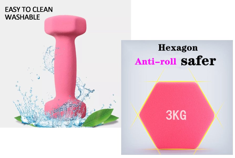 Neoprene coated Dumbbells Set