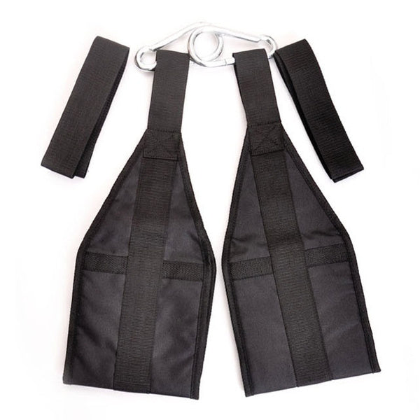 1 Pair Padded Suspender Muscle Exercise, Hanging Straps for Abdominal Muscle ,Reverse Pull, Arm and Back Workouts