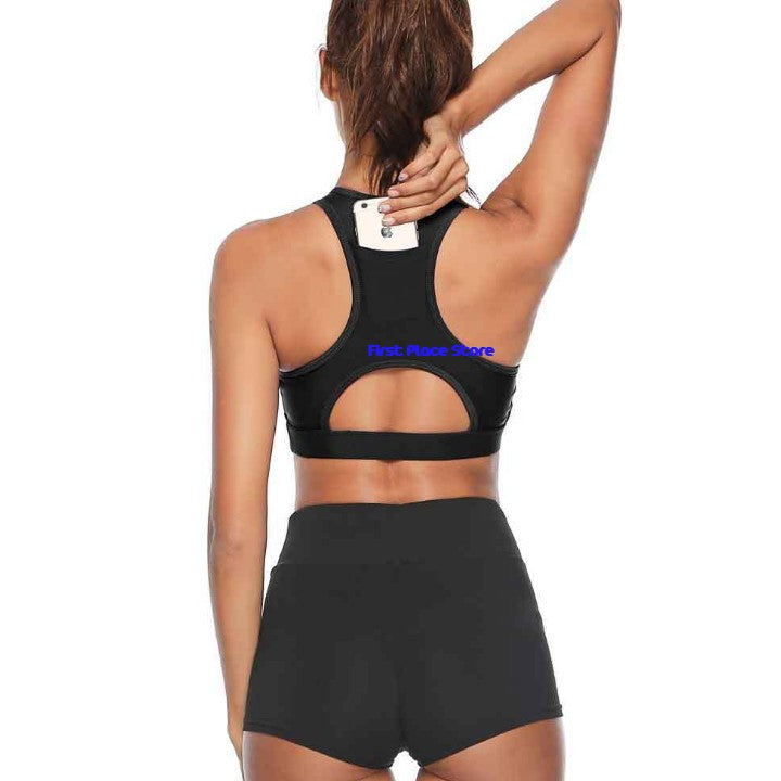 Women Sports/Fitness Bra with Phone Pocket
