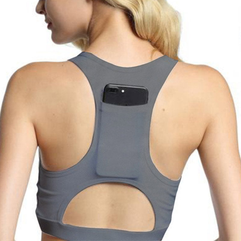 Women Sports/Fitness Bra with Phone Pocket