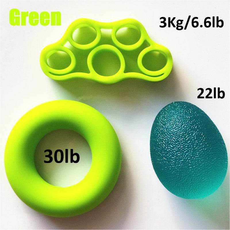 Squeeze Ball Hand Grip Strengthener, Finger Exerciser, Grip Strength Trainer, Pain Relief Workout, Forearm Grip Workout, Finger Stretcher