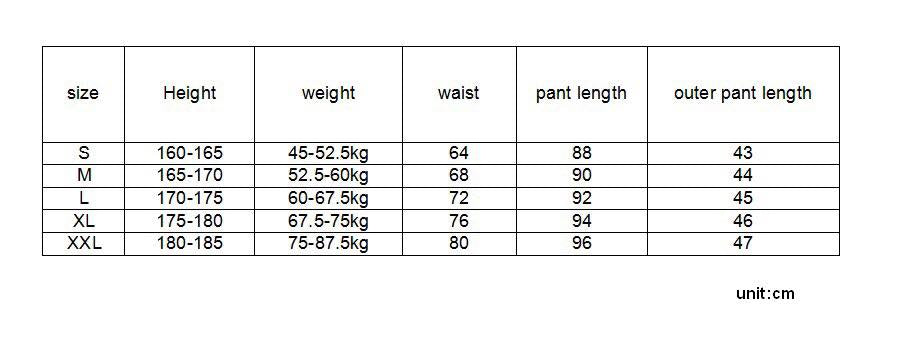 Gym Legging Sportswear/ Guy short pant with Legging