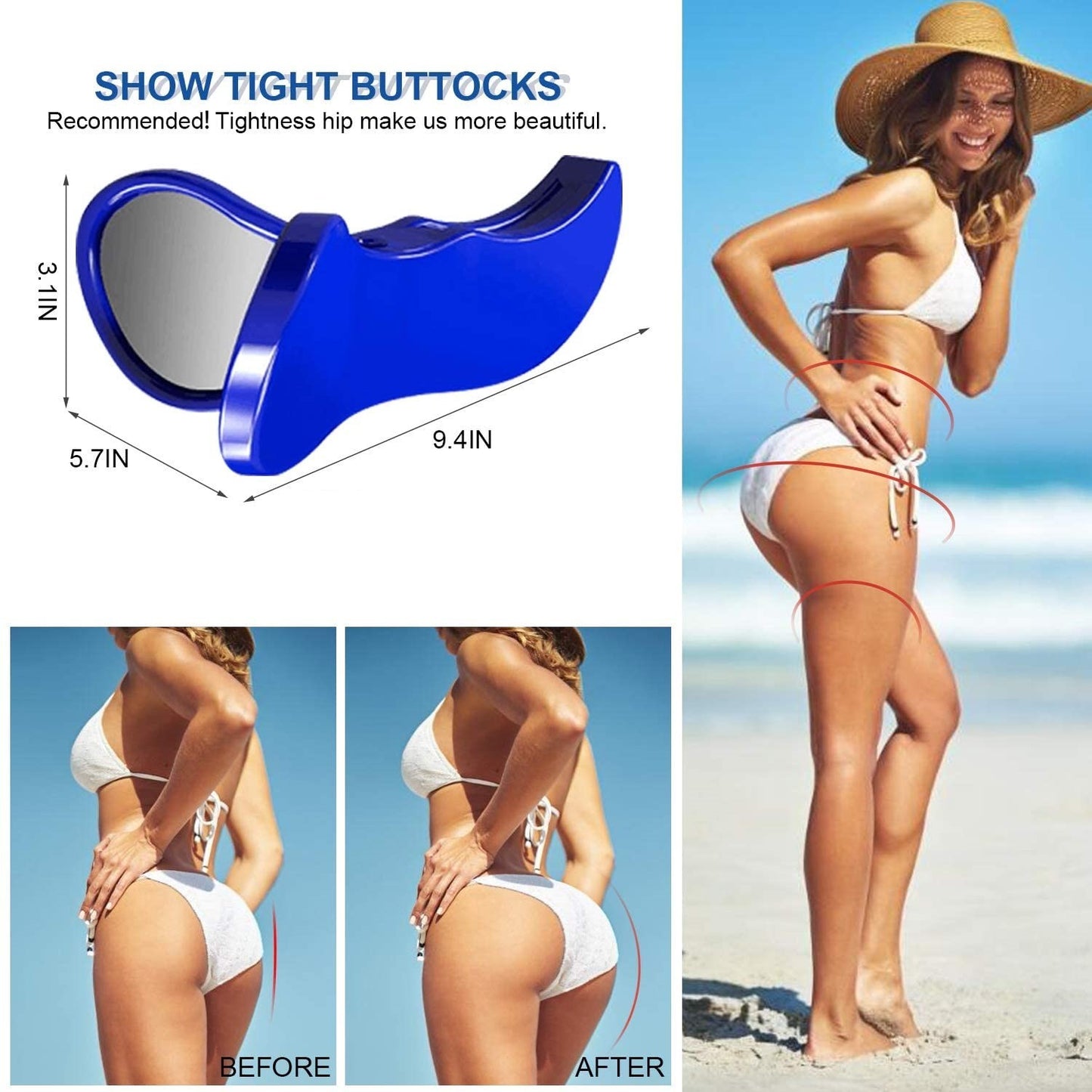 Hip Muscle&Inner Thigh Trainer/Kegel Exerciser