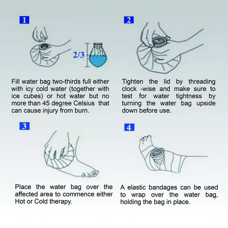 Hot and Cold Reusable Pack / First Aid Pack / Ice Bag