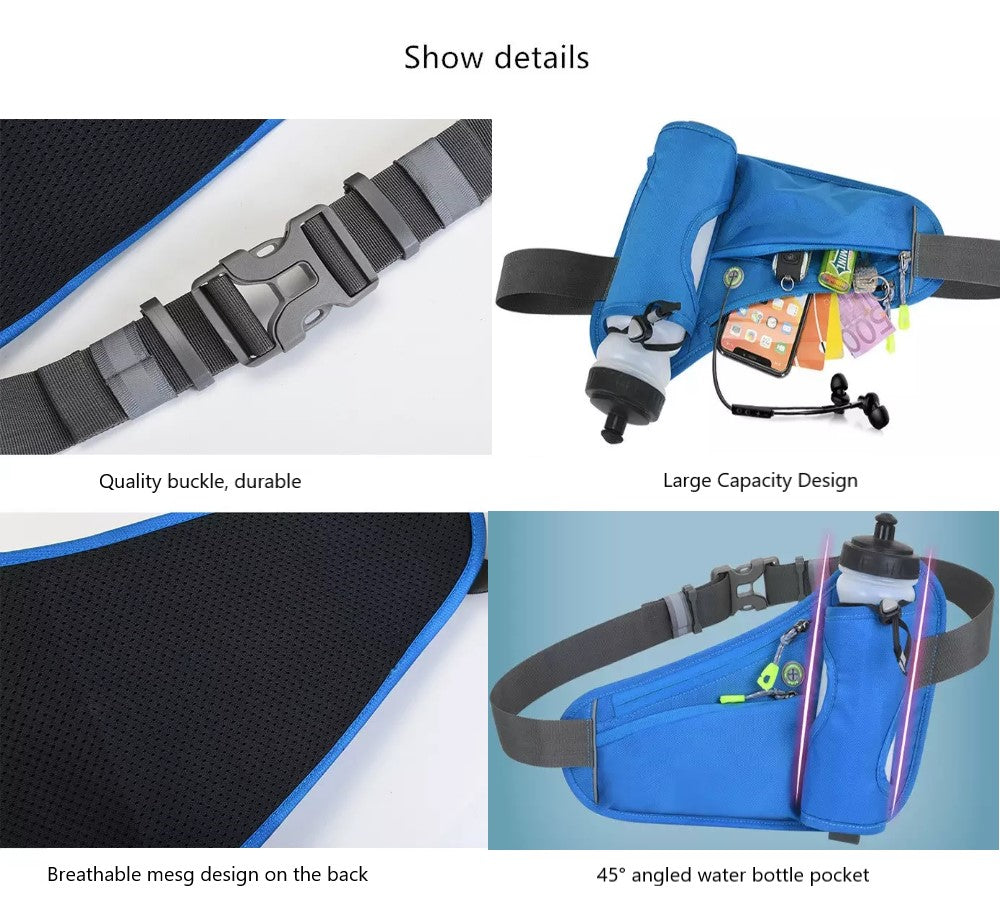 Hydration Running Waist Belt Bag