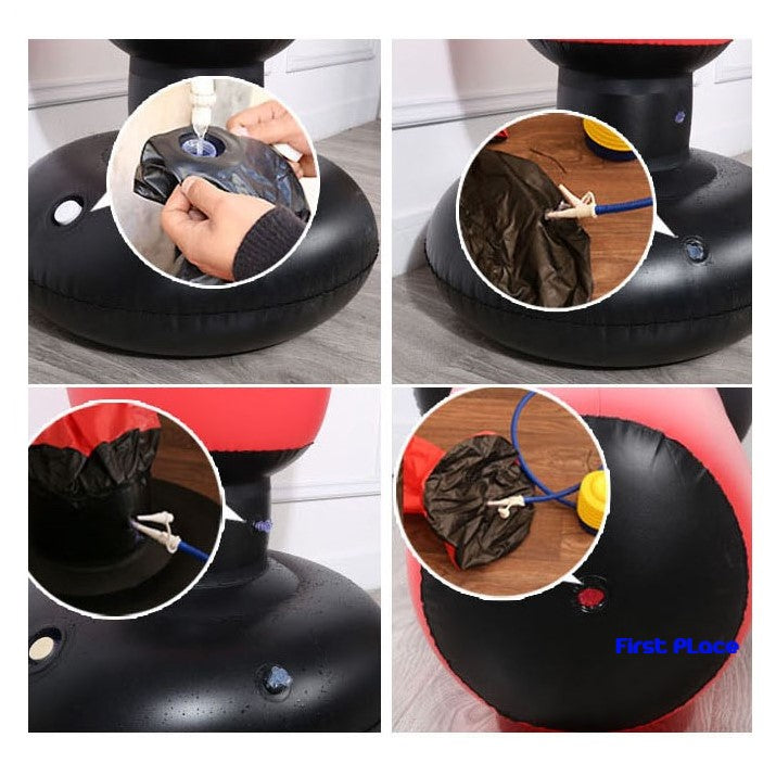 Punching Bag for Kids Adults, Punching Dummy, Inflatable Punching Bag for Training Karate, Taekwondo, Mma and Kickboxing