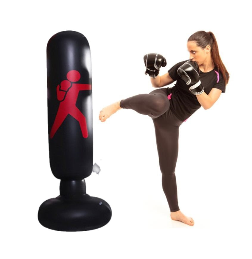 Punching Bag for Kids Adults, Punching Dummy, Inflatable Punching Bag for Training Karate, Taekwondo, Mma and Kickboxing