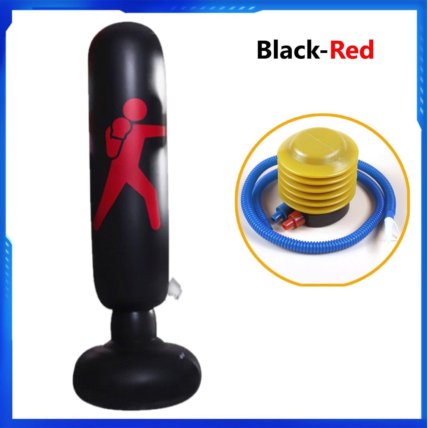 Punching Bag for Kids Adults, Punching Dummy, Inflatable Punching Bag for Training Karate, Taekwondo, Mma and Kickboxing