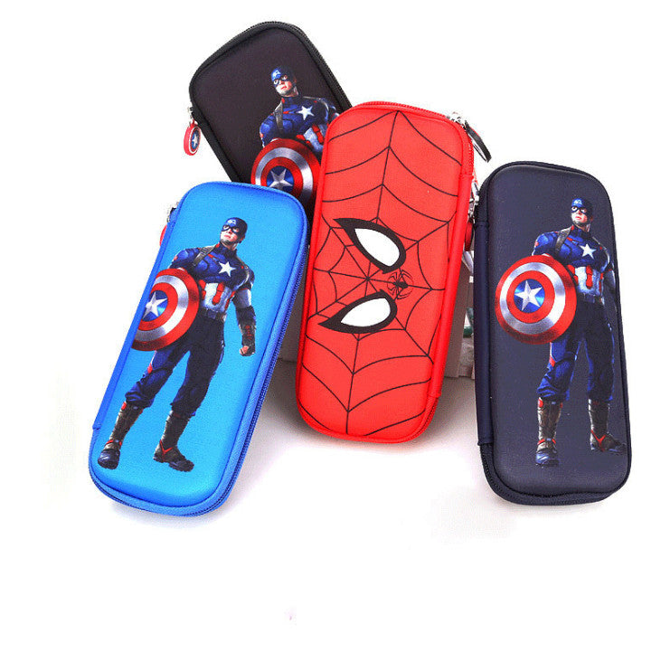 Large Capacity Superhero Pencil Case