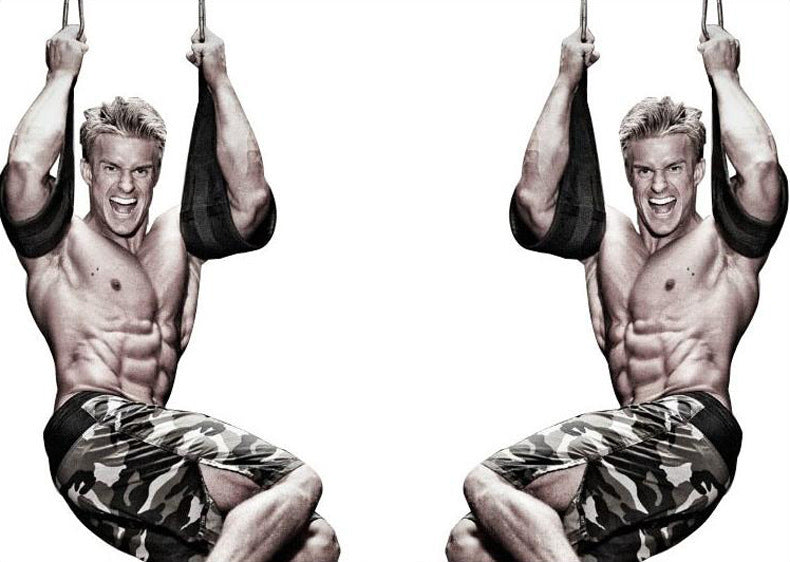 1 Pair Padded Suspender Muscle Exercise, Hanging Straps for Abdominal Muscle ,Reverse Pull, Arm and Back Workouts