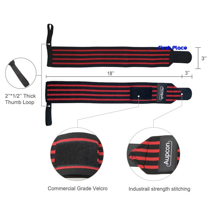 Aupcon One pair Cross-fit Wrist Wrap